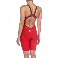 Arena Womens Powerskin Carbon Air 2 Open Back - Red -Swim Pro Shop 001128 045 w pwskin carbon air2 fbslob 003 bl o