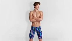 Funky Trunks Mens Training Jammers - Fire Cracker
