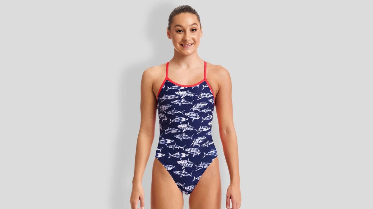 Funkita Girls Single Strap One Piece - Rompa Chompa 3 Funkita Girls Single Strap One Piece - Rompa Chompa
