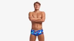 Funky Trunks Mens Classic Trunks - Battle Blue