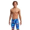 Funky Trunks Boys Training Jammers - Battle Blue 2 Funky Trunks Boys Training Jammers - Battle Blue -Swim Pro Shop 020366