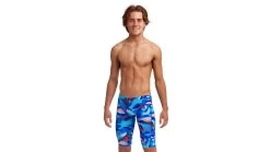 Funky Trunks Boys Training Jammers - Battle Blue