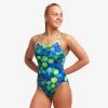 Funkita Ladies Diamond Back-Blue Bottle -Swim Pro Shop 020429