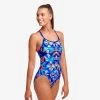 Funkita Ladies Diamond Back One Piece - Mad Mirror -Swim Pro Shop 020441