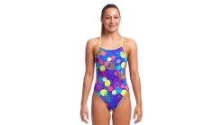 Funkita Girls Single Strap One Piece-Love Bite