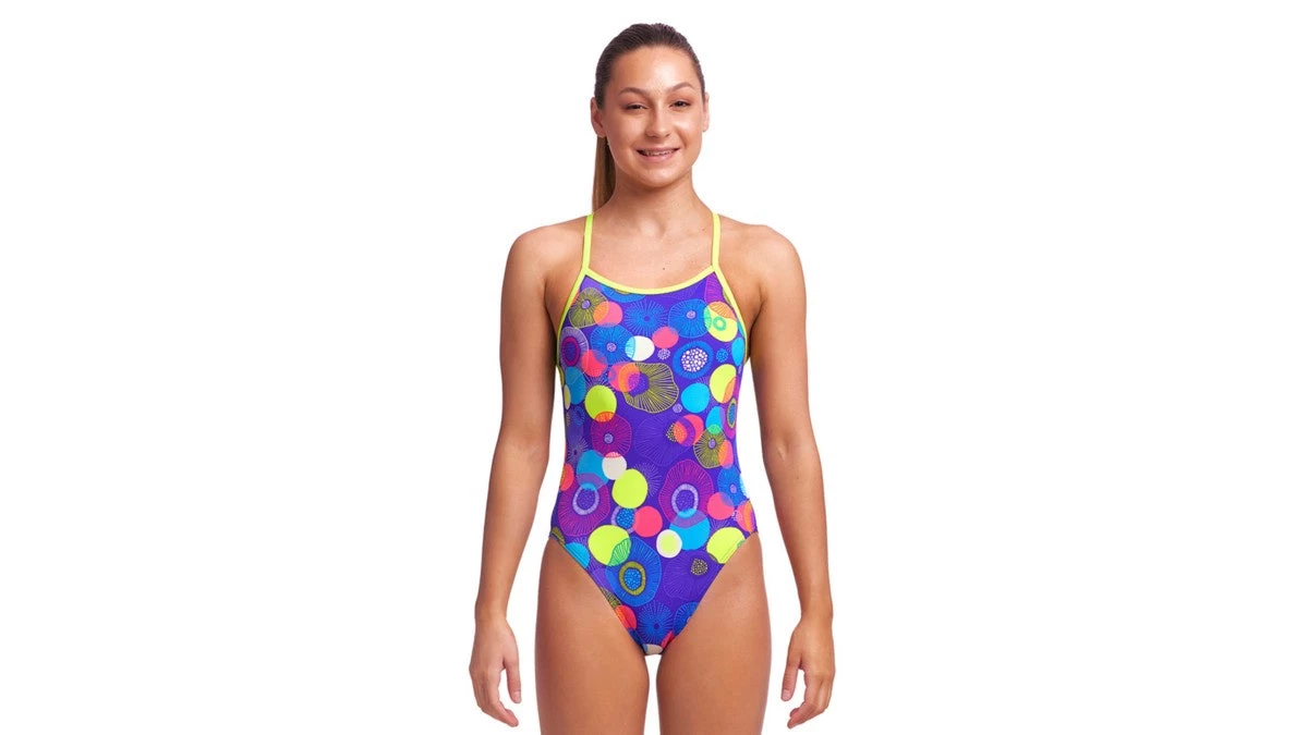 Funkita Girls Single Strap One Piece-Love Bite 3 Funkita Girls Single Strap One Piece-Love Bite