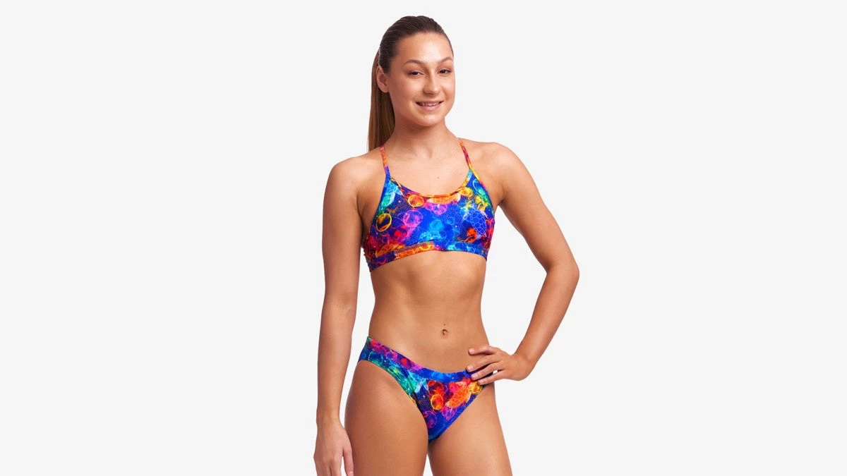 Funkita Girls Racerback Two Piece - Ocean Galaxy 3 Funkita Girls Racerback Two Piece - Ocean Galaxy