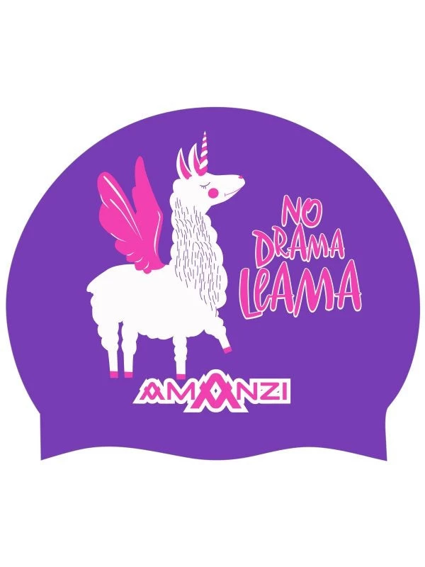Amanzi No Drama Llama Swim Cap 3 Amanzi No Drama Llama Swim Cap