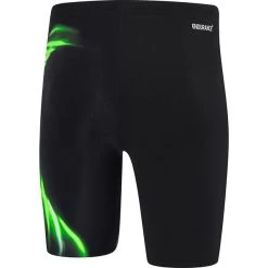 Speedo Mens Molten Jammer - Black Energize Green -Swim Pro Shop 12Y71 7714 2