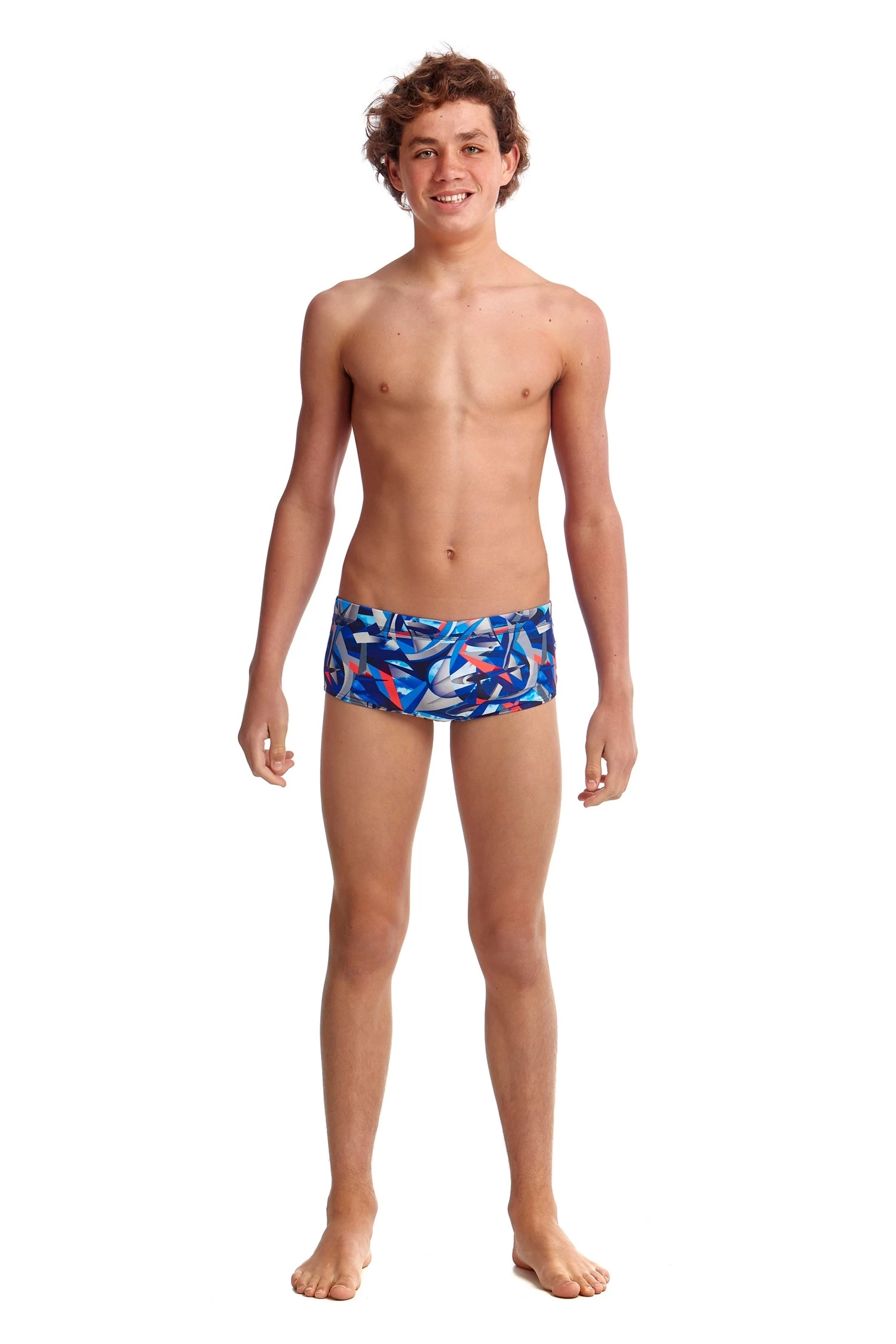 Funky Trunks Boys Classic Trunks - Futurismo 3 Funky Trunks Boys Classic Trunks - Futurismo