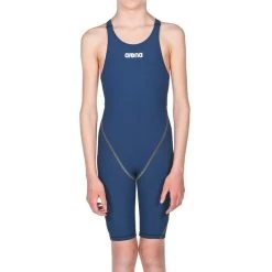Arena Girls Powerskin ST Open Back - Navy