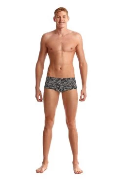 Funky Trunks Mens Eco Classic Trunks - Zebra Crossing