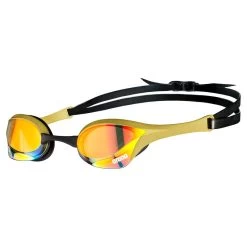 Arena Cobra Ultra SWIPE Mirror Goggles (Indoors) - Yellow Copper Gold