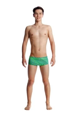 Funky Trunks Boys Classic Trunks - Green Gator