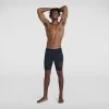 Speedo Mens Boom Logo Placement Jammer - True Navy Dragonfire Orange -Swim Pro Shop 8 12416F889 1