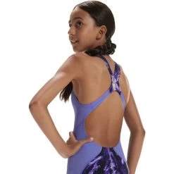 Speedo Girls Junior LZR Ignite Open Back- Miami Lilac -Swim Pro Shop 8 13439H574 4