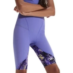 Speedo Girls Junior LZR Ignite Open Back- Miami Lilac -Swim Pro Shop 8 13439H574 6
