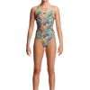 Funkita Ladies Twisted One Piece - Panel Pop -Swim Pro Shop 9b6702c33fd9cb84da54116703a525e6a838f656