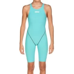 Arena Womens Powerskin ST 2.0 Open Back - Aquamarine