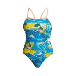 Funkita Ladies Eco Single Strap One Piece - Summer Bay 11 Funkita Ladies Eco Single Strap One Piece - Summer Bay -Swim Pro Shop FKS030L SUMMER BAY