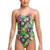 Funkita Girls Diamond Back One Piece - Sloth Slumber -Swim Pro Shop FS11G SLOTH SLUMBER 01