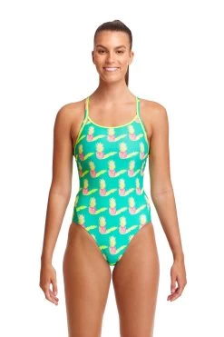 Funkita Ladies Diamond Back One Piece - Juicy Jam