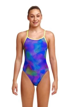 Funkita Girls Single Strap One Piece - Screen Time