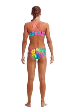 Funkita Girls Criss Cross Two Piece - Ruffles -Swim Pro Shop FS33G RUFFLES 2