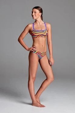 Funkita Ladies Criss Cross Sports Two Piece - Dripping -Swim Pro Shop FS33L FS24L DRIPPING 1501