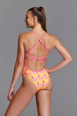 Funkita Ladies Strapped In One Piece - Pineapple Punch -Swim Pro Shop FS38L PINEAPPLE PUNCH 03