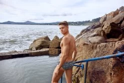 Funky Trunks Mens Classic Briefs - Black Widow -Swim Pro Shop FT35M BLACK WIDOW L1