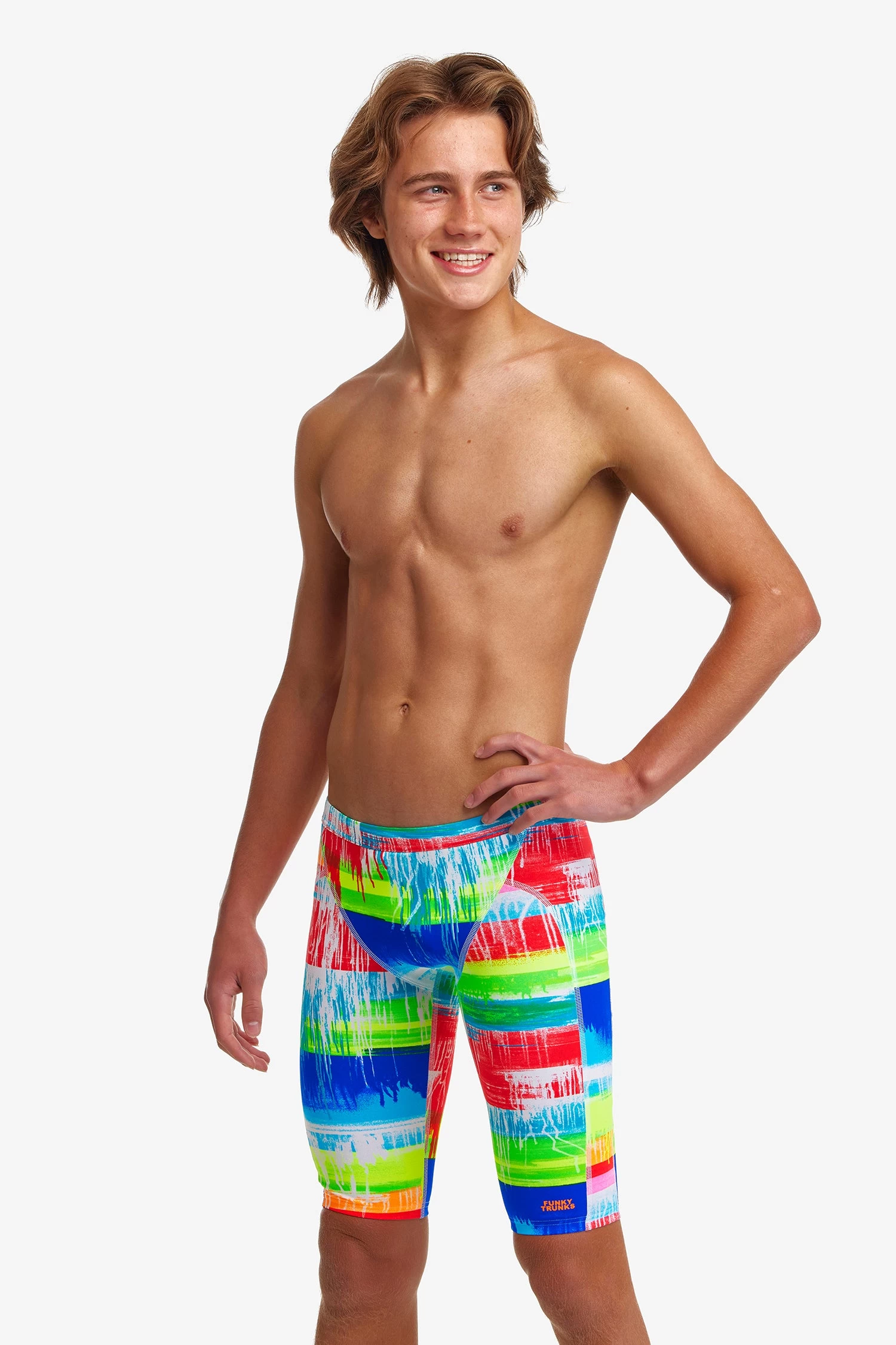 Funky Trunks Boys Training Jammers - Dye Hard 5 Funky Trunks Boys Training Jammers - Dye Hard - Image 3