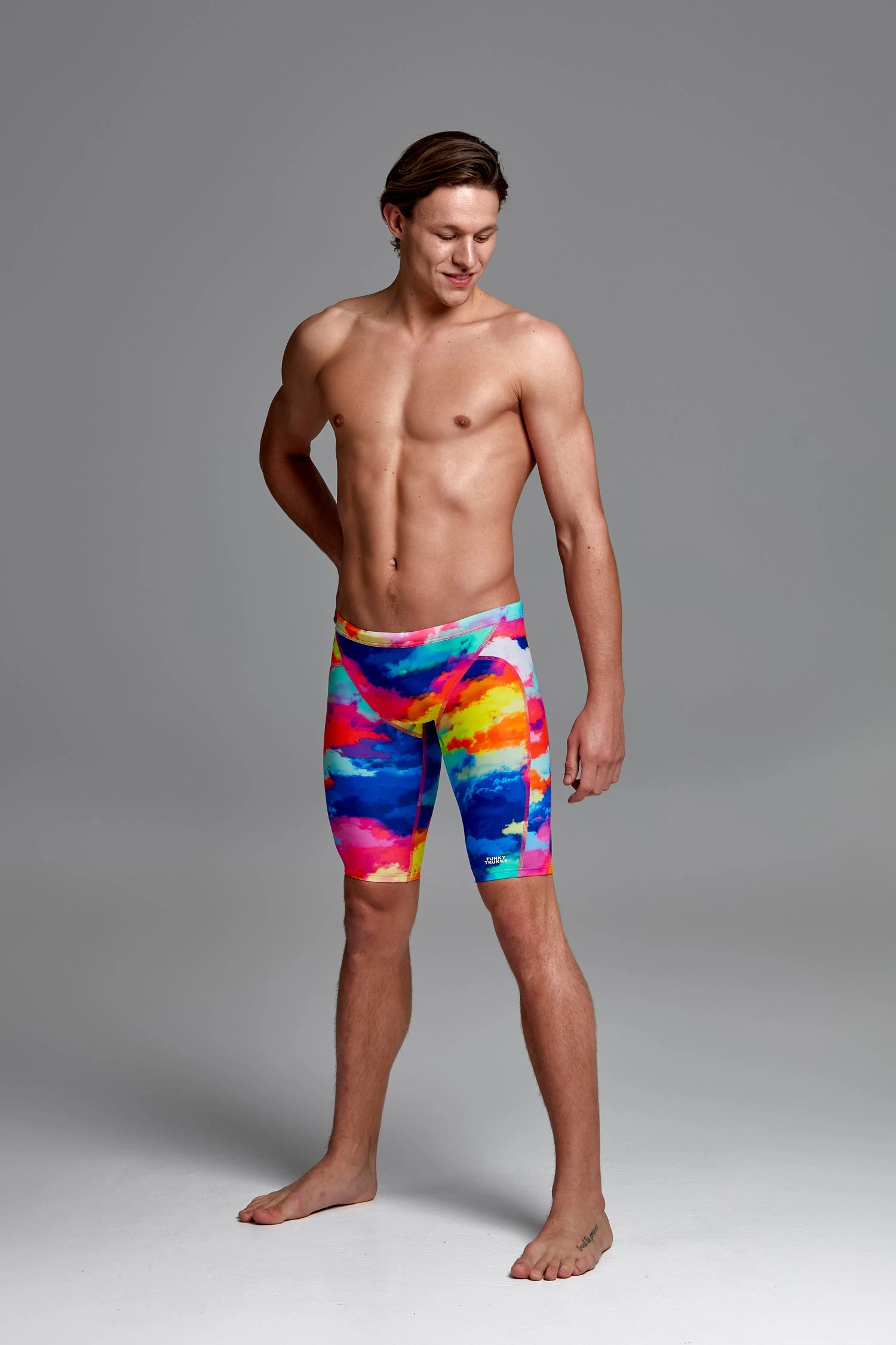 Funky Trunks Mens Training Jammers - Cumulus 5 Funky Trunks Mens Training Jammers - Cumulus - Image 3