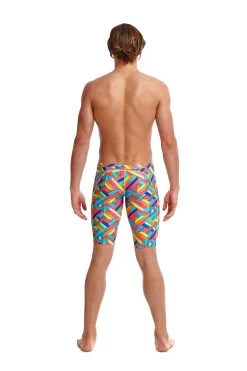 Funky Trunks Mens Training Jammers - Panel Pop 9 Funky Trunks Mens Training Jammers - Panel Pop -Swim Pro Shop FT37M PANEL POP 3714