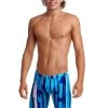 Funky Trunks Mens Training Jammers - Roller Paint 1 Funky Trunks Mens Training Jammers - Roller Paint -Swim Pro Shop FT37M ROLLER PAINT 01