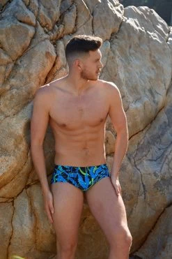 Funky Trunks Mens Eco Classic Trunks - Sucker Punch -Swim Pro Shop FTS001M SUCKER PUNCH L2
