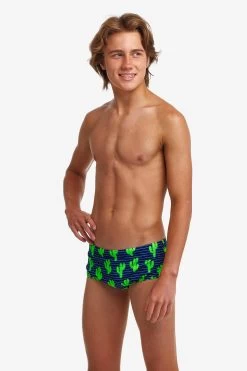 Funky Trunks Boys Sidewinder Trunks - Prickly Pete -Swim Pro Shop FTS010B PRICKLY PETE 14