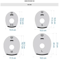 Arena Elite Hand Paddles 2 - Black White -Swim Pro Shop ScreenShot2022 06 10at1.36.26pm