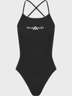 Amanzi Womens Tie Back One Piece - Jet