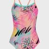 Amanzi Girls Proback One Piece - Peachy Palms -Swim Pro Shop amanzi peachy palms one piece am10302