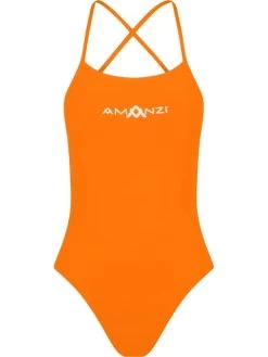 Amanzi Womens Tie Back One Piece - Sherbet