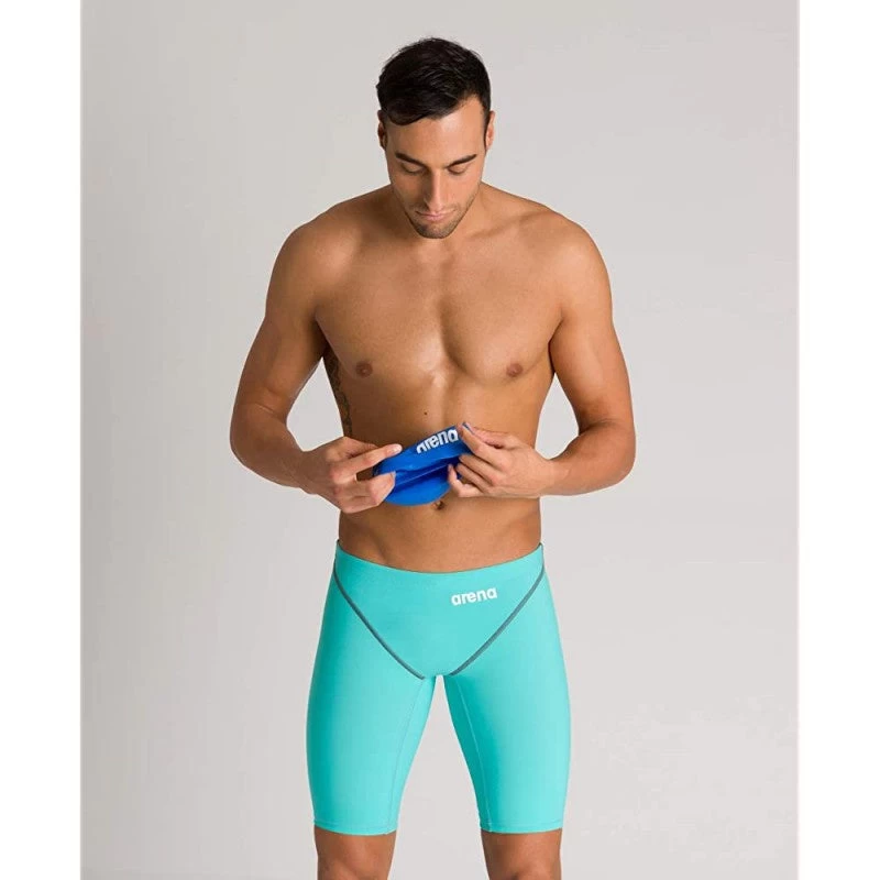 Arena Mens Powerskin ST Jammer - Aquamarine 3 Arena Mens Powerskin ST Jammer - Aquamarine
