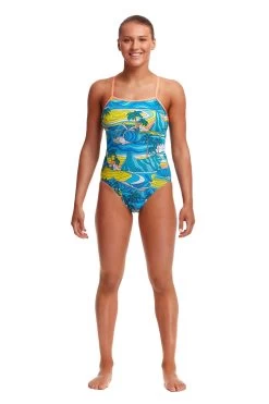 Funkita Ladies Eco Single Strap One Piece - Summer Bay