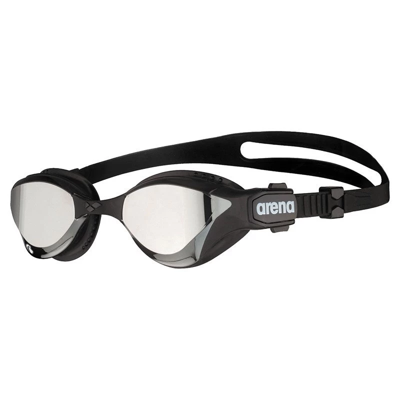 Arena Cobra Tri Swipe Mirror Triathlon Goggles (Outdoors) - Silver Black 3 Arena Cobra Tri Swipe Mirror Triathlon Goggles (Outdoors) - Silver Black