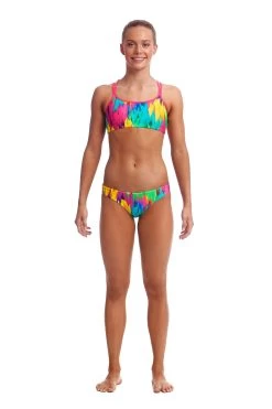 Funkita Girls Criss Cross Two Piece - Ruffles