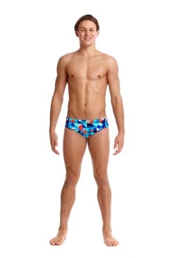 Funky Trunks Mens Classic Briefs - Check Republic