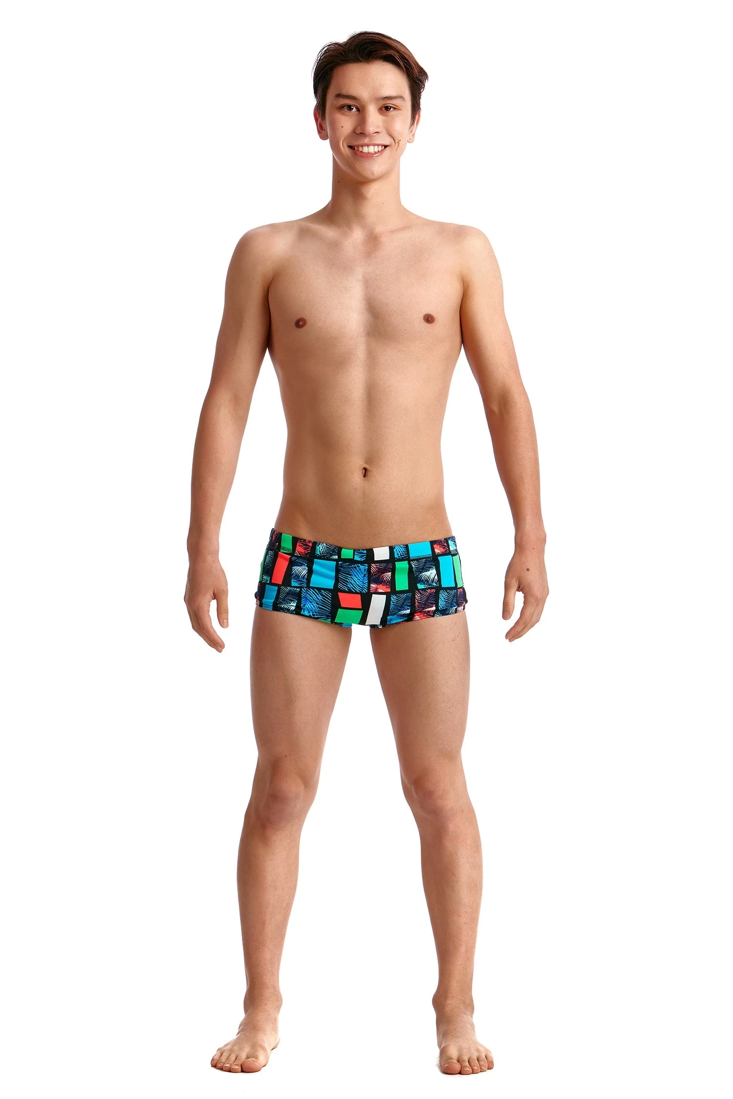 Funky Trunks Boys Classic Trunks - Jungle Line 3 Funky Trunks Boys Classic Trunks - Jungle Line