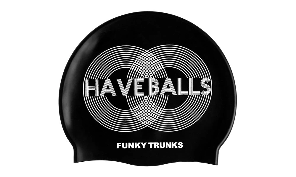 Funky Trunks Swimming Cap - Have Balls 3 Funky Trunks Swimming Cap - Have Balls