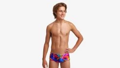 Funky Trunks Boys Sidewinder Trunks - Solar Flares