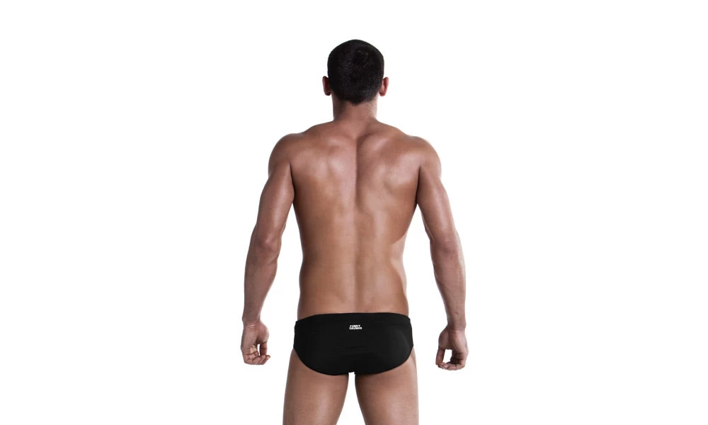 Funky Trunks Mens Classic Briefs - Still Black 5 Funky Trunks Mens Classic Briefs - Still Black - Image 3